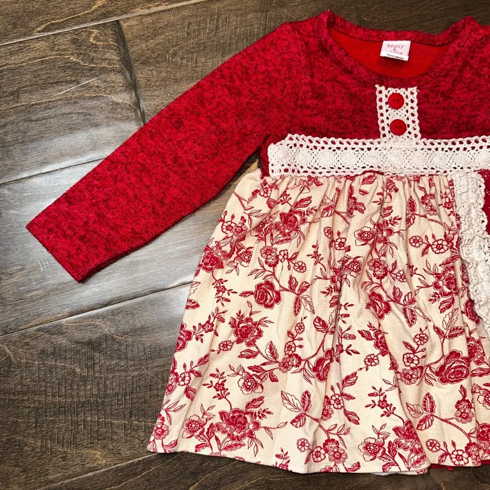 Molly & Millie Set Coordinated Top and Bottom Set Toddler Girl Size 2T